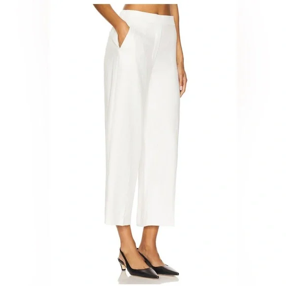 THEORY Relax Linen Blend Pull on Pants - Picture 2 of 5